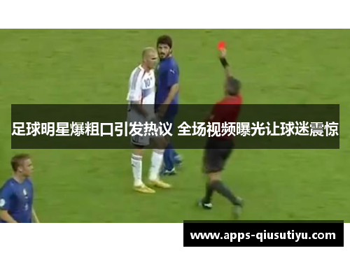 足球明星爆粗口引发热议 全场视频曝光让球迷震惊